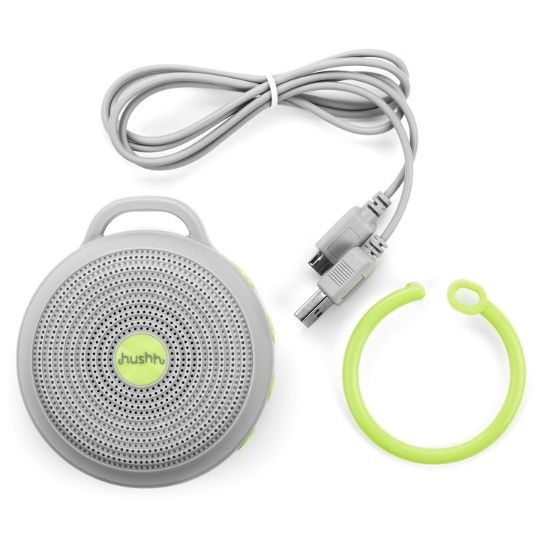 Yogasleep Hushh Sound Machine with USB Charging Cable and Attachable Clip