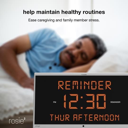 Reminder Rosie 2 - Promoting Healthy Routines and Caregiving Ease