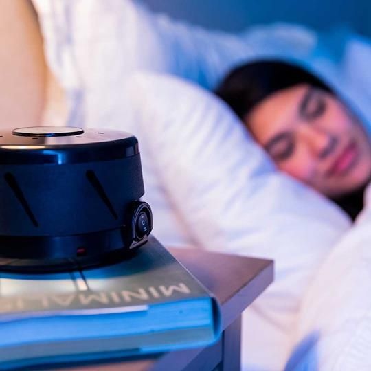 Yogasleep Dohm DS creates a calming ambiance for restful sleep