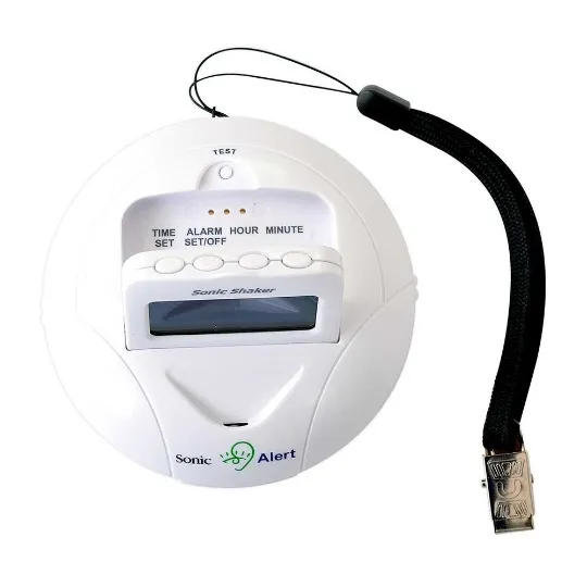 sonic bomb wecker mit vibration Amazon.com: Sonic Bomb Dual Extra Loud Alarm Clock with Bed Shaker, Black |  Sonic Alert Vibrating Alarm Clock Heavy Sleepers, Battery Backup main image 1