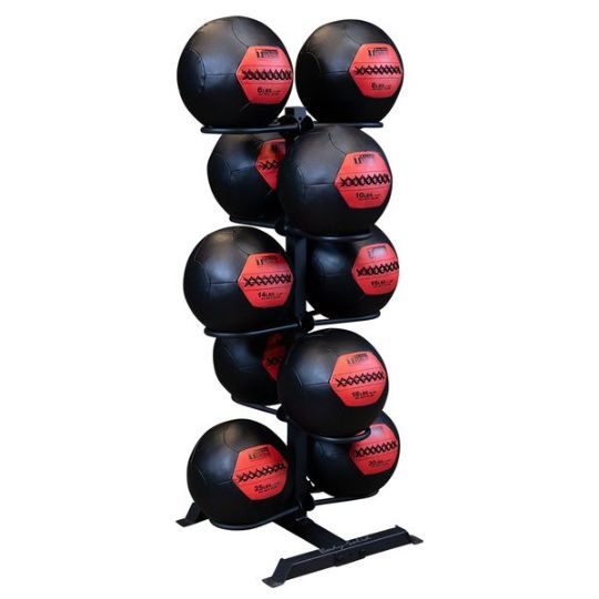 Body-Solid GMR20 Medicine Ball and Wall Ball Rack - Soft Shell Balls (Not included)