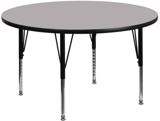 The Round Preschool Activity Table is shown above with a gray top