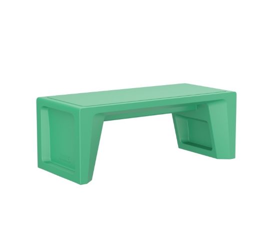 Bench shown in green