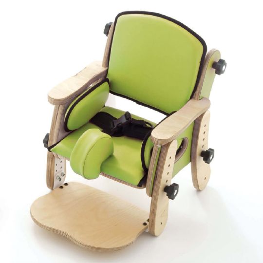 Pediatric PAL Classroom Seat picture shows the various positioning available for comfort