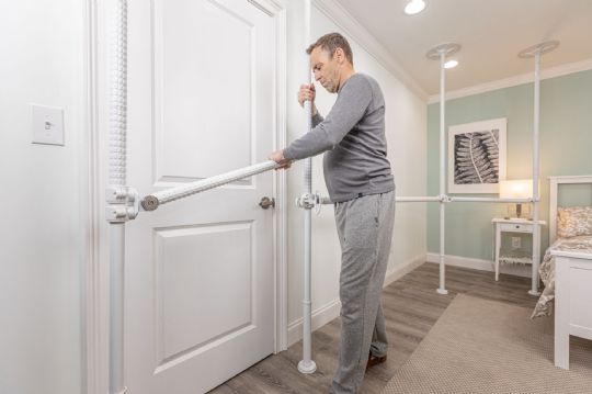 Swing-away options create safer accessibility for doorways