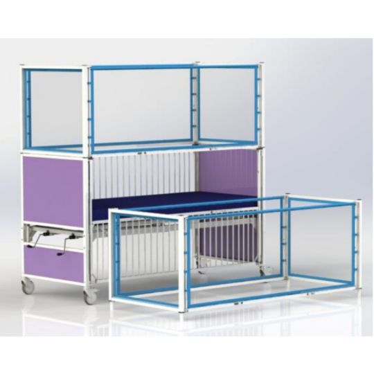 Here is the Lilac color option with the Bed Top(sold separately)