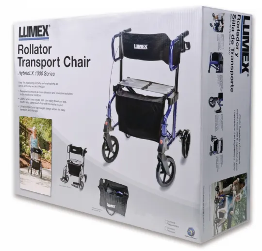 Lumex HybridLX Rollator Transport Chair FREE Shipping