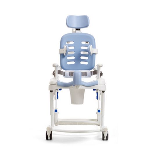 Deluxe Mobile HTS Package model shown with support accessories for patients with stability requirements.