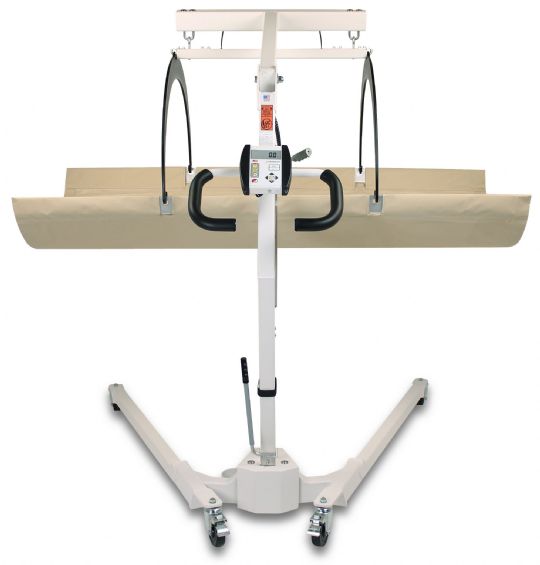 Back Legs View of the Detecto Hydraulic In-Bed Patient Lift Scale 