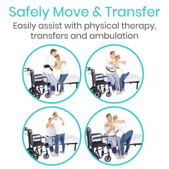 Demonstrating safe transfers and mobility assistance with the Vive Transfer Belt