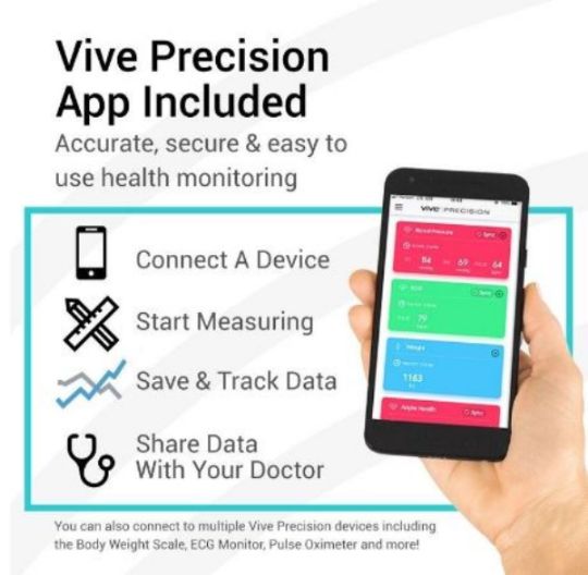Comes equipped with Vive Precision App
