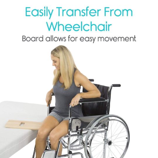 Effortless wheelchair-to-bed transfer with the Vive wooden transfer board