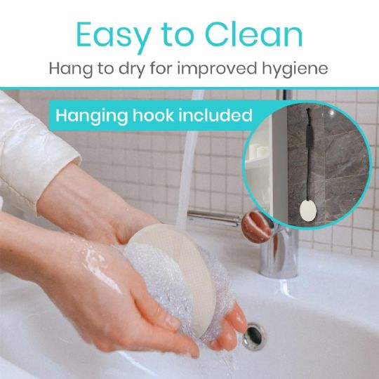 Easy to clean with hanging hook for improved hygiene