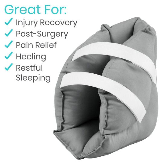 Versatile heel pillows ideal for recovery, pain relief, and restful sleeping