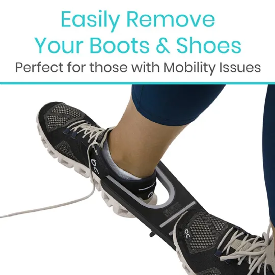 Easily remove boots and shoes-perfect for those with mobility challenges