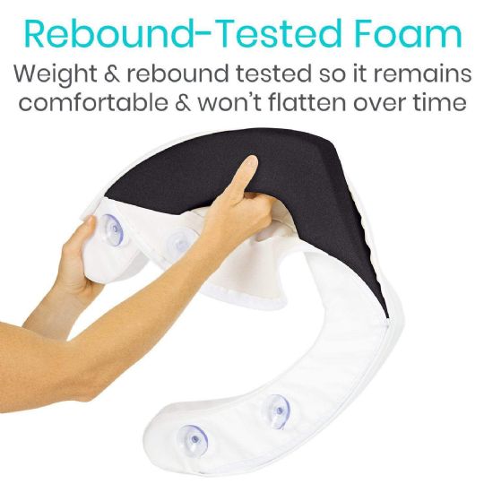 Rebound-tested foam ensures lasting comfort and shape retention