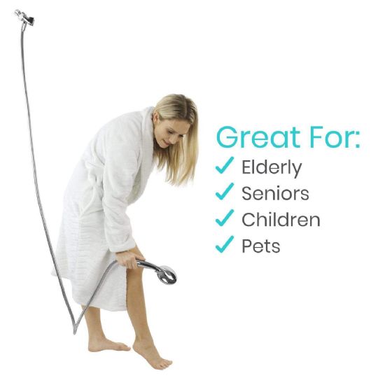 Versatile handheld shower head, perfect for elderly, children, and pets