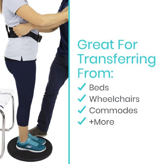 Vive Transfer Disc: Ideal for safe transfers from beds, wheelchairs, and commodes