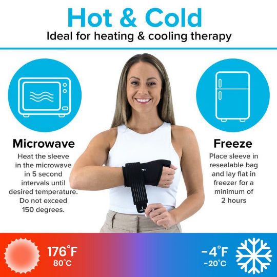 Hot & Cold Therapy - Microwave for heat or freeze for cooling relief