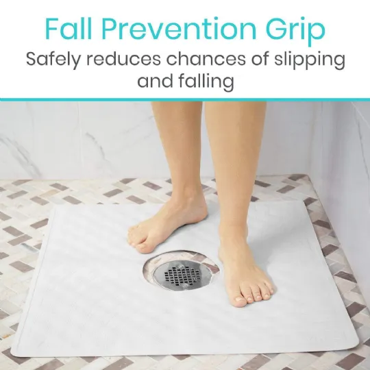 Fall prevention grip ensures safe footing by reducing slipping risks