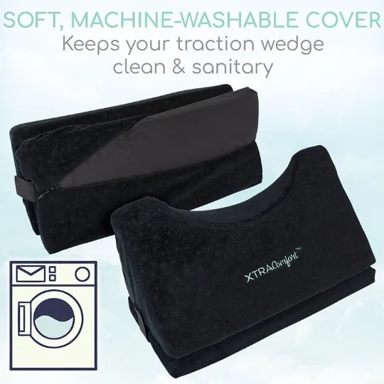 Soft, machine-washable cover keeps your traction wedge clean and fresh