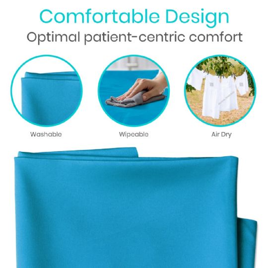 Comfortable design: washable, wipeable, and easy to air dry