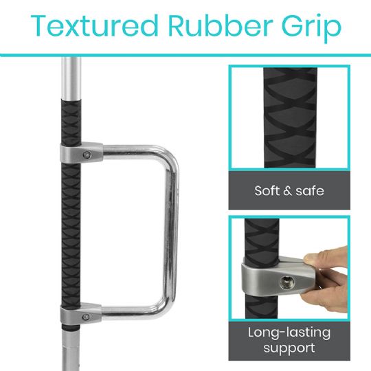 Textured rubber grip