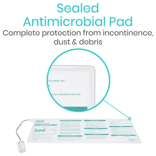 Sealed antimicrobial pad offers complete protection from debris