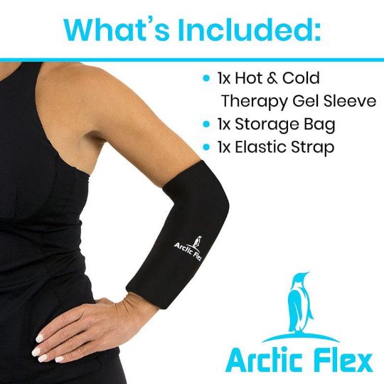 What's included: Arctic Flex gel sleeve, storage bag, and elastic strap