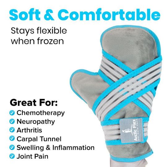 Soft and Comfortable - Stays Flexible When Frozen for Pain Relief