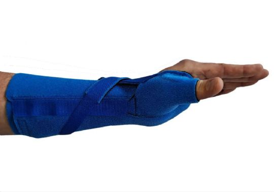 Protects the palm, keeping the thumb and wrist in a position, designed to promote quicker recovery times.