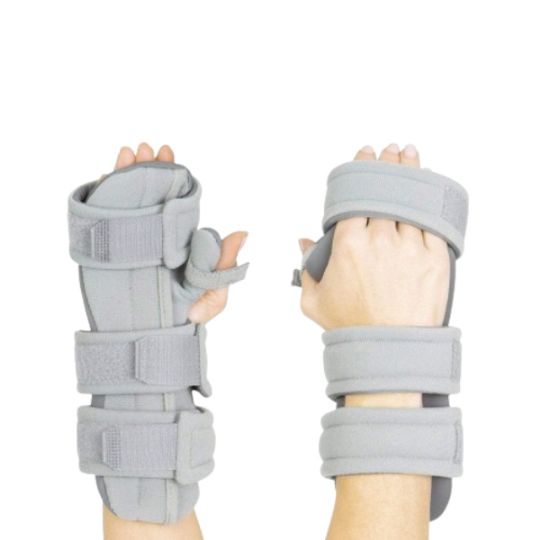 Maintains hand and wrist in optimal healing position
