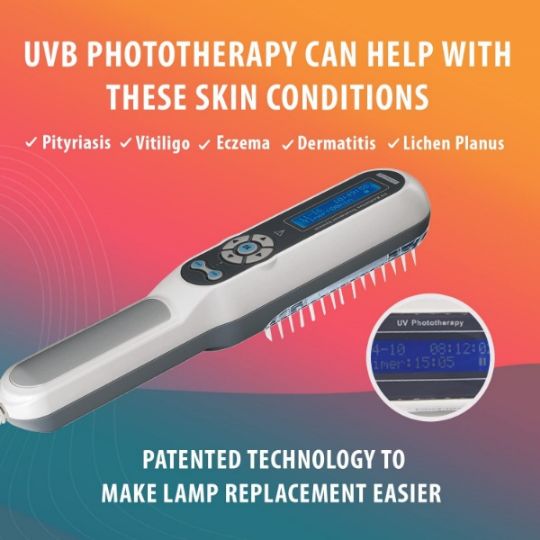 These are some of what UVB Phototherapy can treat