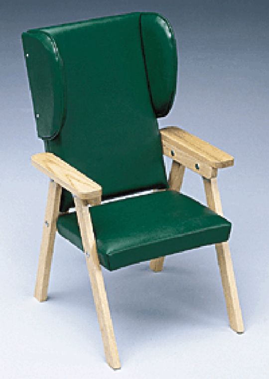 Kinder Chair - 18 in. Back (Shown with Optional Headwings)