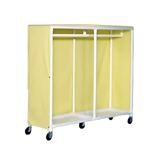 Rolling Garment Rack with Hanging Bar 71 in. Width
