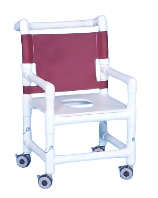 Height adjustable, and shown in Maroon colored mesh
