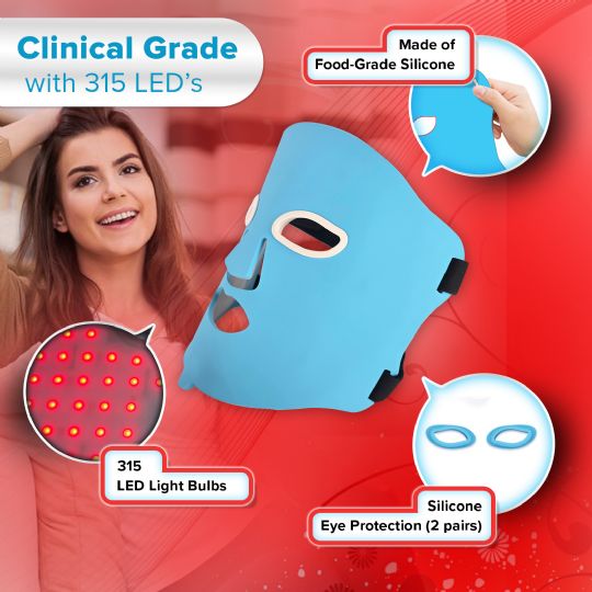 Red Light Therapy Face Mask - Features