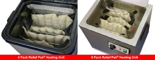 Relief Pak Heating Unit, 6-Pack Capacity, Stationary, 220V