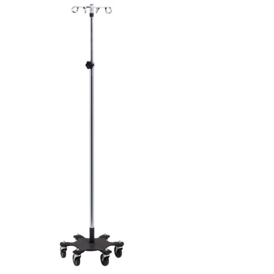 Space Saver 6-Leg IV Stand with 4 Hooks