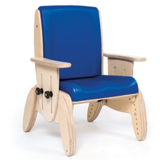 Molded seat for proper posture and support
