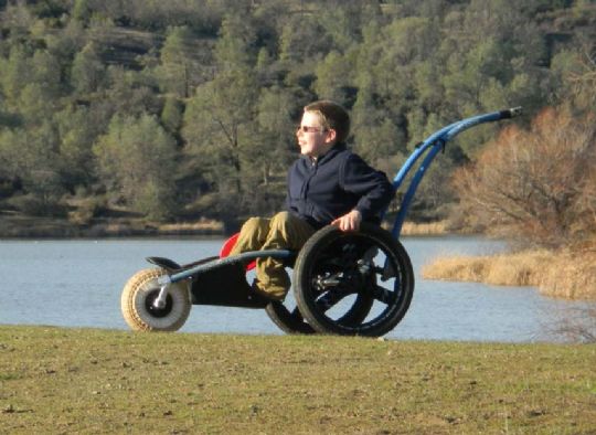 This wheelchair can be beneficial for a simple outings, like a trip to the park. 