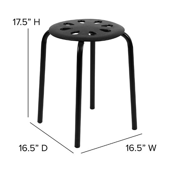 Dimensions of each stool