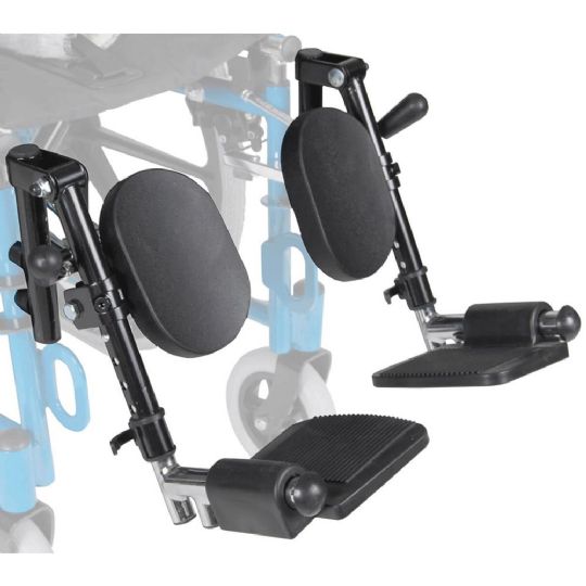 Optional leg rests available for The Wallaby Pediatric Folding Wheelchair 