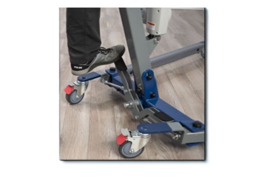 F600B Bariatric Full Body Patient Lift - Leg Opening Foot Pedal