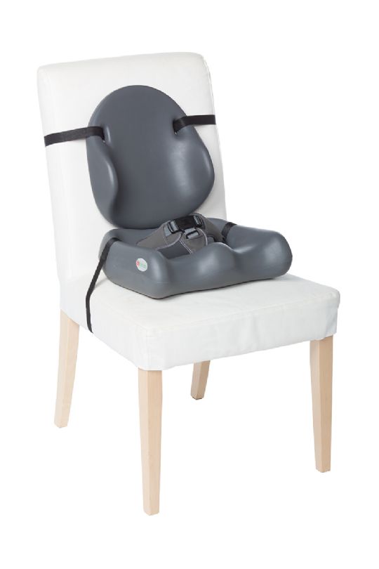 Dark Gray Colored, Soft-Touch Liner, Upper Body Back Cushion, and Lower Body Seat Cushion will hold onto any sized chair