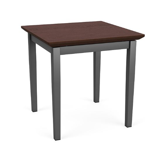 Lesro Lenox Steel End Tables with charcoal steel finish