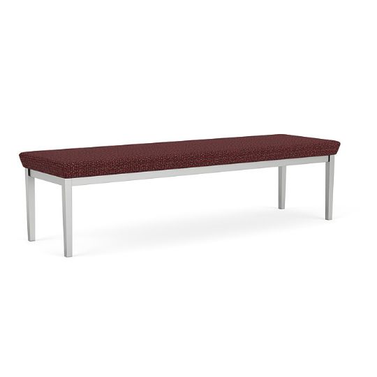 Three Seat Bench with SILVER Steel