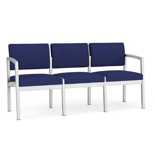 Three Seat Sofa with SILVER Steel