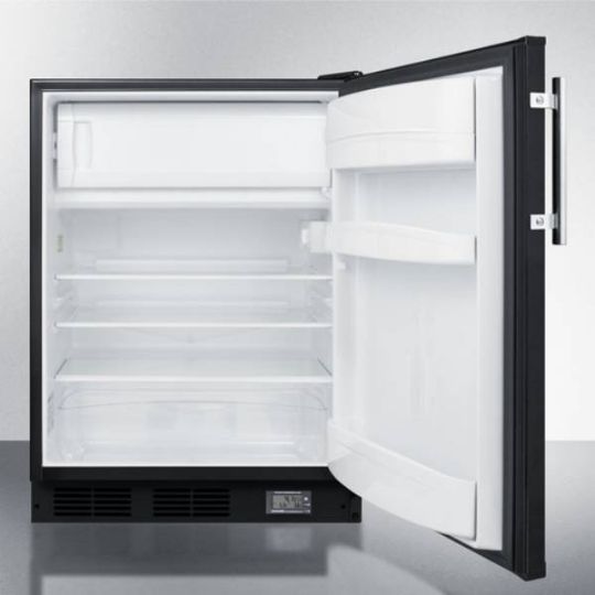 Break Room Refrigerator and Freezer - Open View