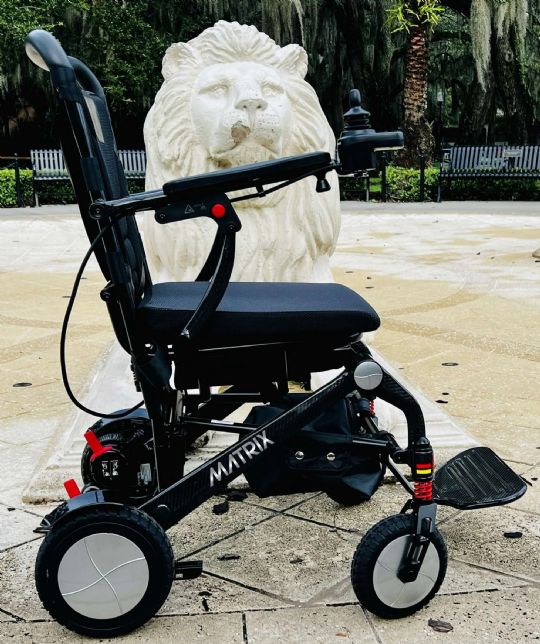 The Matrix 34 Lbs Carbon Fiber Motorized Wheelchair – Quick N